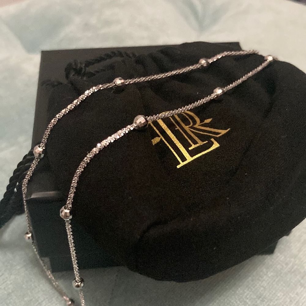 Lola Rose silver disco ball necklace
